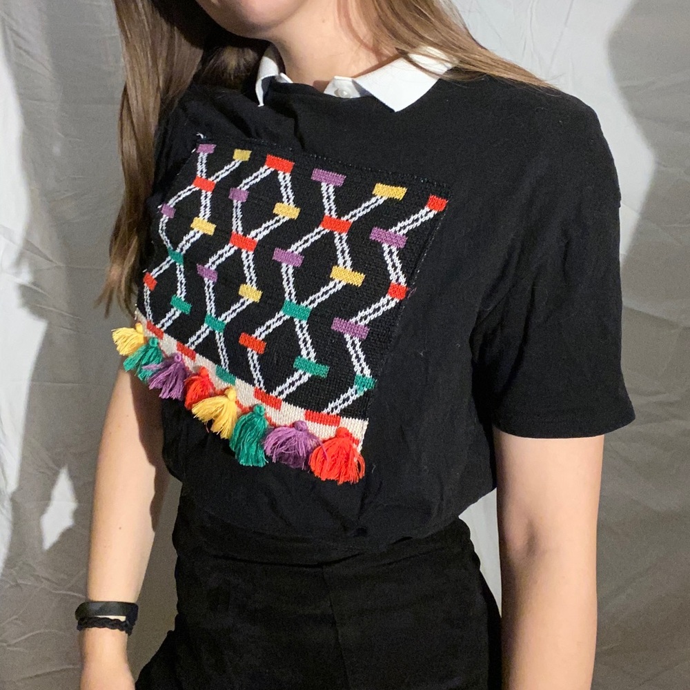 Zara Trafaluc black T Shirt
